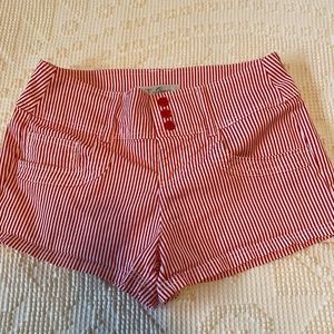 pinstripe Guess brand shorts